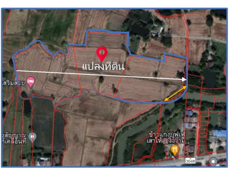 ขายที่ดิน ติดถนนคลองชลประทาน ห่างจากถนน ทล3048 ท่านลาน-ห้วยบง 300 เมตร เนื้อที่ 34 ไร่ 55 ตรว ตหัวปลวก อเสาไห้ สระบุรี ทำเลดี