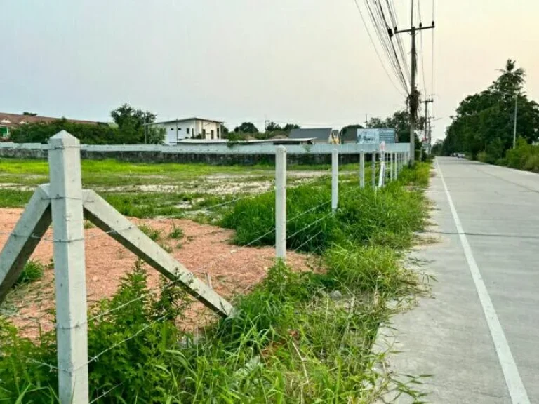 ขายด่วน ที่ดินใกล้หาดพลา บ้านฉาง ระยอง รูปแปลงสวย หน้ากว้างติดถนนคอนกรีต