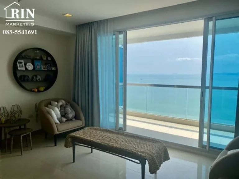 ขาย คอนโด เดอะ ปาล์ม วงศ์อมาตย์ บีช พัทยา For Sale The Palm Wongamat Beach Front Pattaya98Sqm Fq Corner room s03-0892