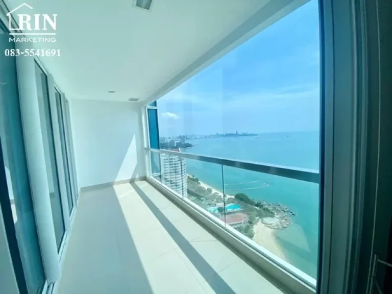 ขาย คอนโด เดอะ ปาล์ม วงศ์อมาตย์ บีช พัทยา For Sale The Palm Wongamat Beach Front Pattaya98Sqm Fq Corner room s03-0892