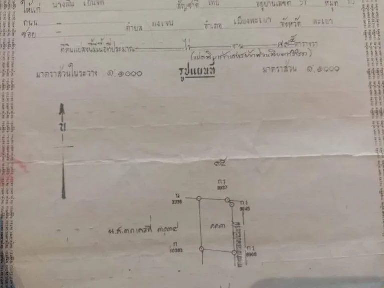 ขายที่ดิน มีโฉนด ราคาถูก 259000 เท่านั้น ภูกามยาว พะเยา