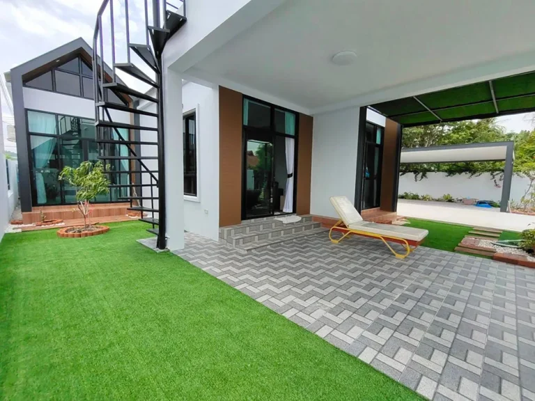 โครงการใหม่ SPLP Poolvilla หัวหิน บ้านเดี่ยวพร้อมสระว่ายน้ำใหญ่ๆ จากุชชี่น้ำตกฟรี