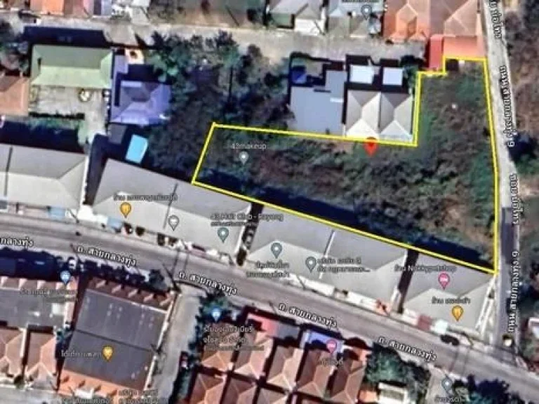 Land For Sale ที่ดินเปล่า 1 ไร่กว่า พื้นที่สีเหลือง ซอยบ่อไทร ใกล้หาดแสงจันทร์ ระยอง