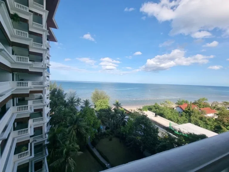 ขายคอนโด บ้านสมประสงค์ หัวหิน วิวทะเล หาดส่วนตัว ห้องใหญ่ ระเบียงกว้าง