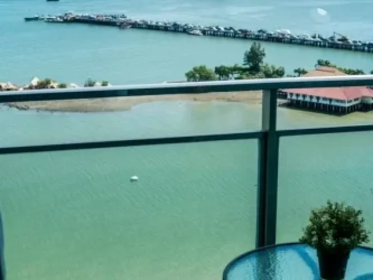 ขายให้เช่า คอนโดติดทะเล Marina Bayfront Sriracha 41ตรม วิวเดียวกับโรงแรมNovotel