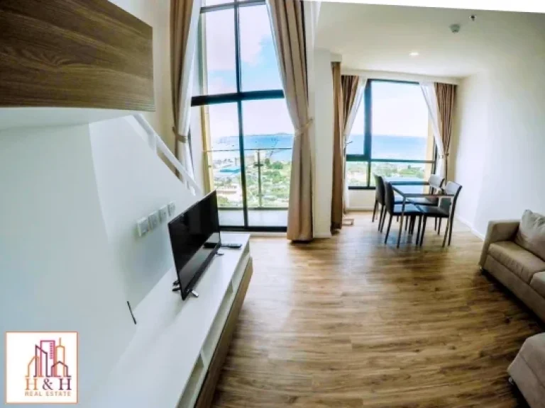 ขายคอนโด ไนท์บริดจ์ ดิ โอเชี่ยน ศรีราชา Duplex Seaview 69ตรม 1นอน 2น้ำ เฟอร์ครบพร้อมอยู่