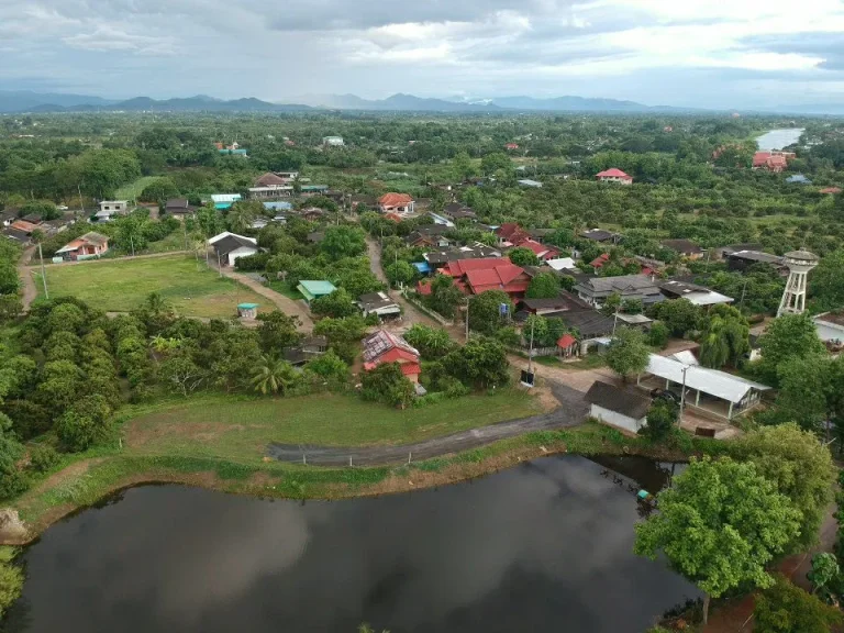 ที่ดิน สันป่าตอง เชียงใหม่ ติดน้ำ ราคาต่ำกว่าล้าน ใกล้ลำพูน เข้าออกได้หลายทาง