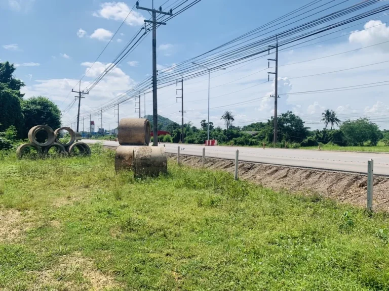 ขายที่ดินเปล่า ถมเสมอถนน ติดถนนสาย 3208 จังหวัดราชบุรี