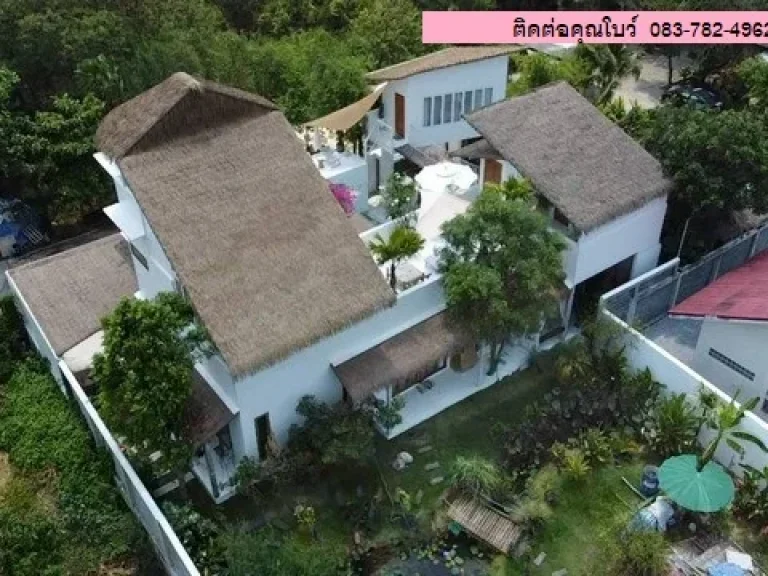 เช่าบ้านย่านสมุทรปราการ สระว่ายน้ำส่วนตัว 8 bedrooms สไตล์บาหลีเมดิเตอร์เรเนี่ยน วิวแม่น้ำเจ้าพระยา