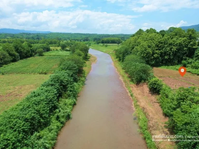 ที่ดินขายริมแม่น้ำน่าน วิวแม่น้ำและภูเขา สวยมาก จน่าน