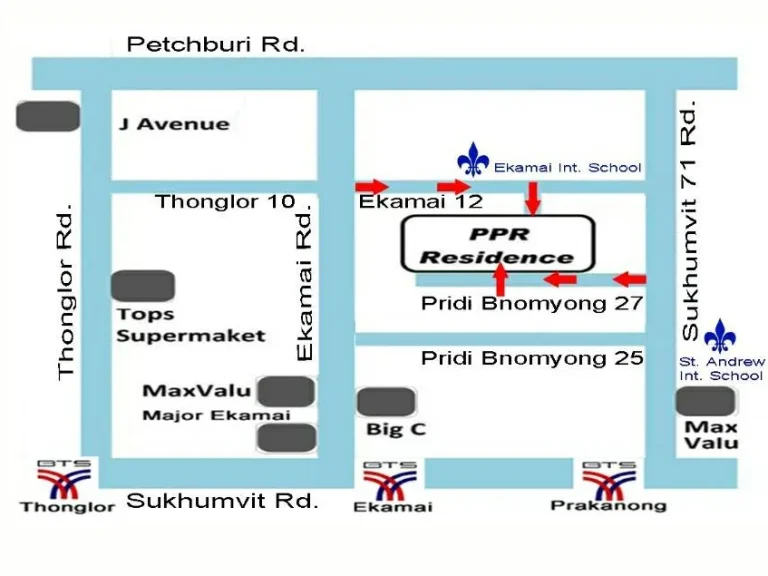 ให้เช่า PPR Residence เอกมัย ซอย12 ห้อง 5 6 ชั้น 3 และห้อง11 ชั้น 4 ขนาด 120 ตรม ค่าเช่า 50000 บาท 