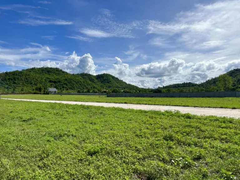 ขายที่ดินจัดสรรในเมืองหัวหินเหมาะปลูกบ้านพักอาศัย หรือบ้านพักตากอากาศหลังที่ 2 ทำเลดี วิวสวย