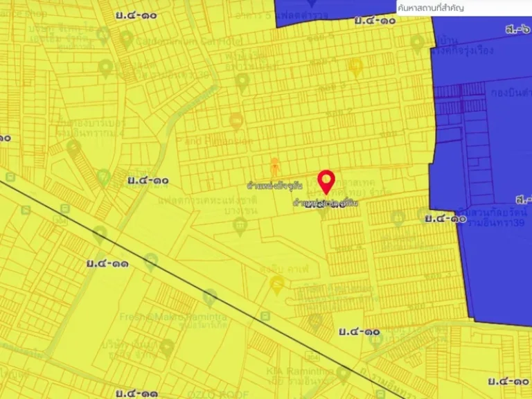 ขายที่ดิน 2 ไร่ ซรามอินทรา 39 แยก 2 ใกล้ตลาด กม2 หมู่บ้านณรงค์กิจ แยก 1