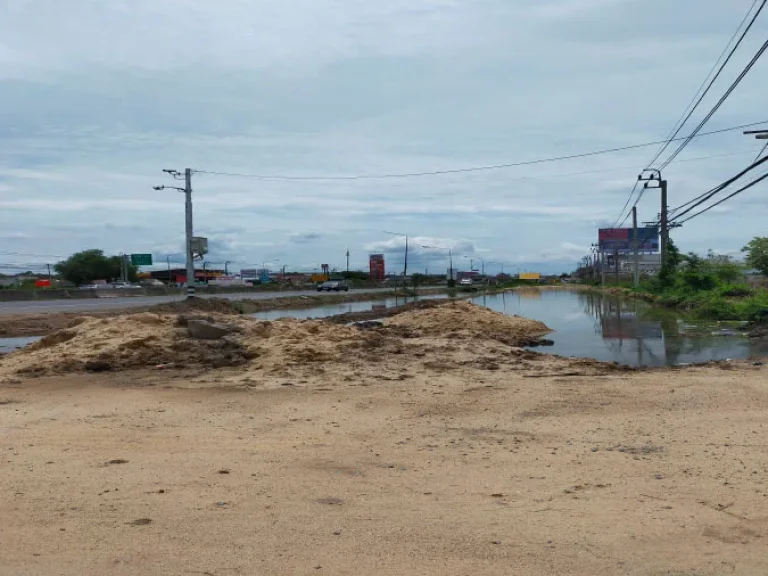 ขายที่ดินติดถนนใหญ่ หมายเลข340 ถนนบางบัวทอง-สุพรรณฯ ตละหาร อบางบัวทอง