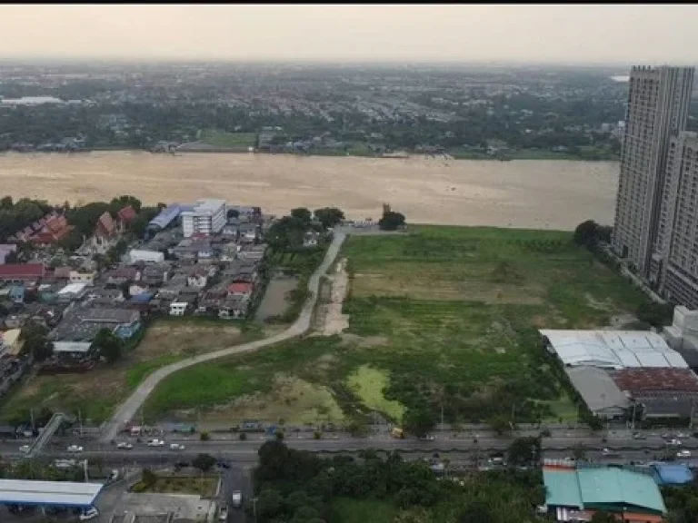 ที่ดินติดแม่น้ำเจ้าพระยา ใกล้กระทรวงพาณิชย์ ตำบลบางกระสอ อำเภอเมือง นนทบุรี วาละ 185000 บาท