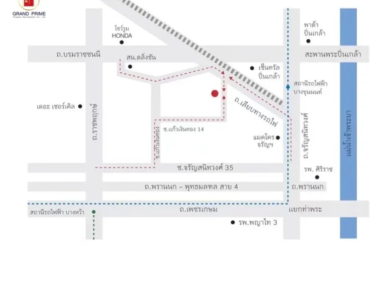 ขายบ้านเดี่ยว 4 ห้องนอน โครงการเศรษฐสิริ จรัญฯ  ปิ่นเกล้า 2 ใกล้สถานีรถไฟฟ้าบางขุนนนท์