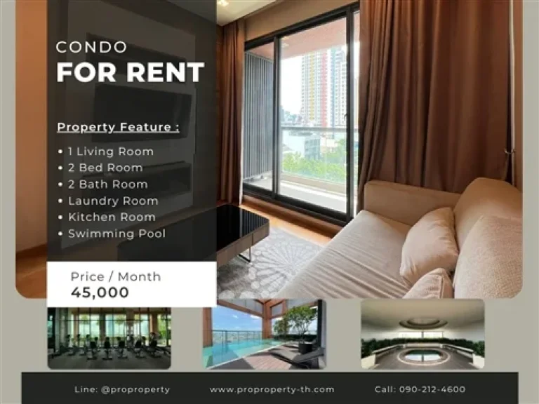 คอนโดให้เช่า Condo for rent ดิ แอดเดรส สาทร - The Address Sathorn 