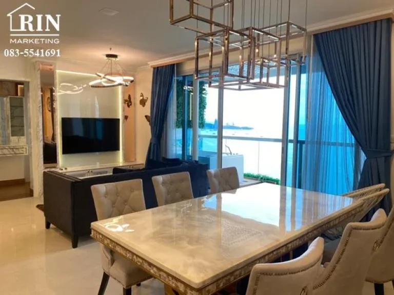 ขาย คอนโด เดอะ ปาล์ม วงศ์อมาตย์ บีช พัทยา 9909 ตรม For Sell The Palm wongamat Beach Front pattaya 9909 Sqm hight floor direct sunset S03-0978