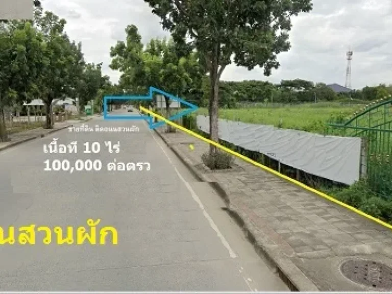 ขายที่ดินแปลงใหญ่ 25 ไร่ ติดท้งถนนบรมราชชนนีและถนนสวนผัก ใกล้ธนบุรีมาร์เก็ตวิทยาลัยทองสุข ทำ Showroom Office สำนักงานสามารถแบ่งซื้อ เป็นLock ได้