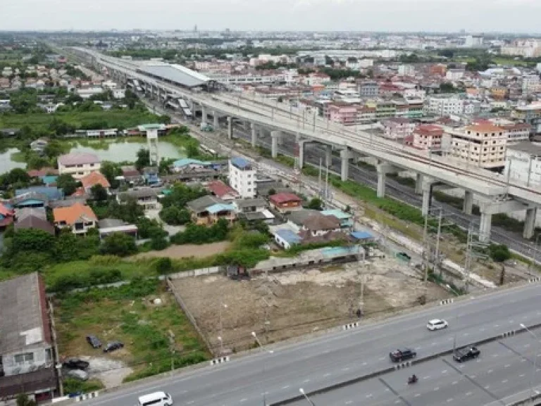 ขายที่ดินทำเลทองหัวมุมถนน ติดรถไฟฟ้าสถานีรังสิต เดินทางสะดวก