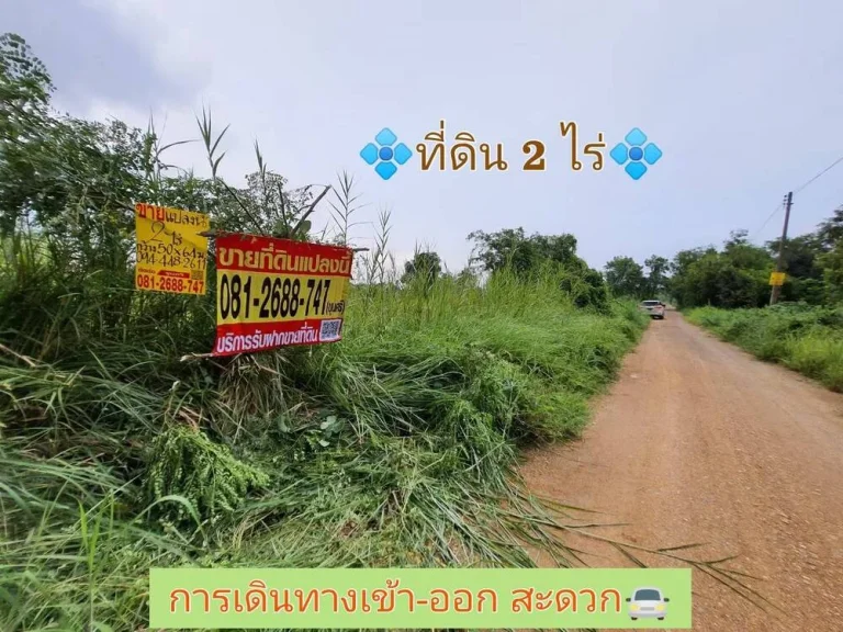 ลดตลาดแตก ที่ดินคลองสอง 2 ไร่ ติดถนนสาธารณะ ซอยไอยรา 34 อคลองหลวง