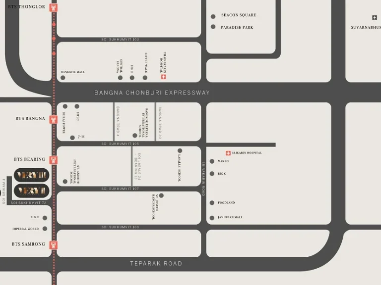 ขาย คอนโด เวรี่ 3 สุขุมวิท 72 ใกล้ bts แบริ่ง 600 ม