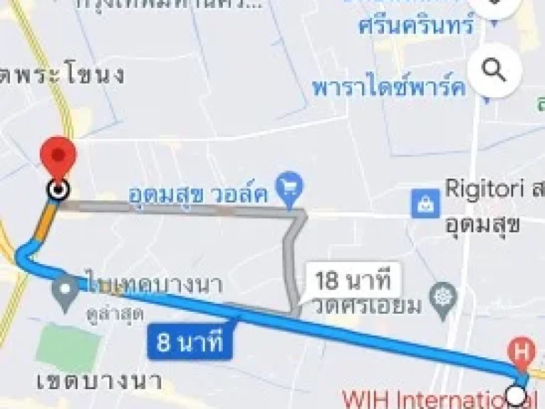 ให้เช่า ทาวน์โฮมหลังริมย่านบางนา ทาวน์โฮมหลังริม ฟิวบ้านเดี่ยว พื้นที่44ตรวา ย่านบางนาตราด กม5 หลังอาคารเนชั่นทาวเวอร์ บางนา มเอเวอร์กรีน