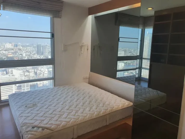 เช่าคอนโด 2 ห้องนอน 1 ห้องน้ำ Sathorn House สาธรเฮ้าส์ ขนาด 527 ตรม BTS สุรศักดิ์ ชั้น 44 วิวแม่น้ำเจ้าพระยา