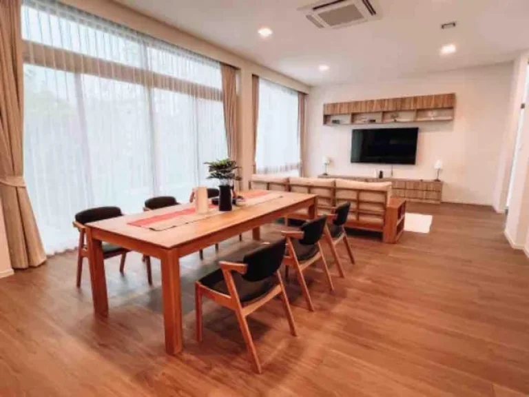 FOR RENT บ้านสไตล์หรู Vive พระราม 9 มี 3 bedrooms ใกล้ Brighton College International School