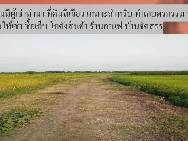 ที่ดินใกล้ กรุงเทพ อากาศดี ไม่ต้องทนอยู่เมืองมลพิษ