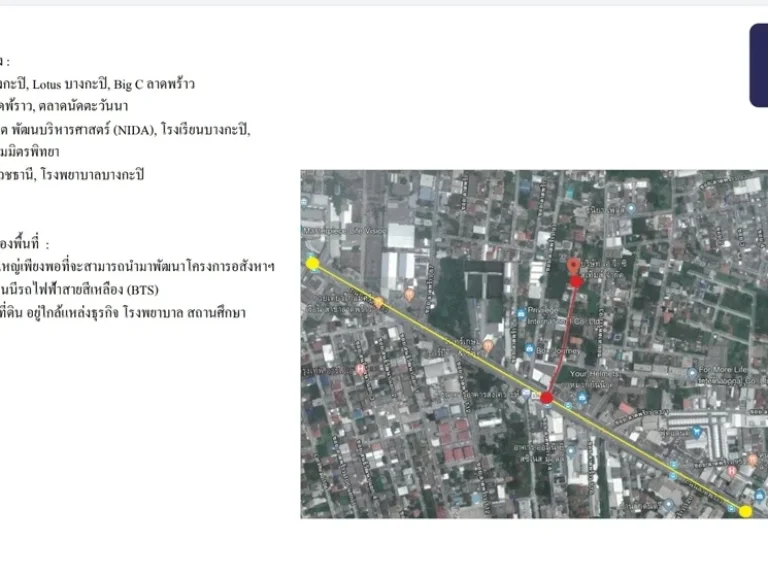 ขายที่ดิน พร้อมออฟฟิต ในซอยลาดพร้าว 93 มีอาคารออฟฟิต 3 ชั้น และ 2 ชั้น