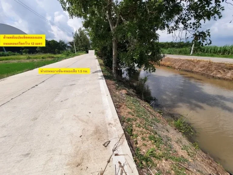 ขายที่ดินคลองเจ็ด ติดถนนธัญบุรี-วังน้อย คลองหลวง จปทุมธานี