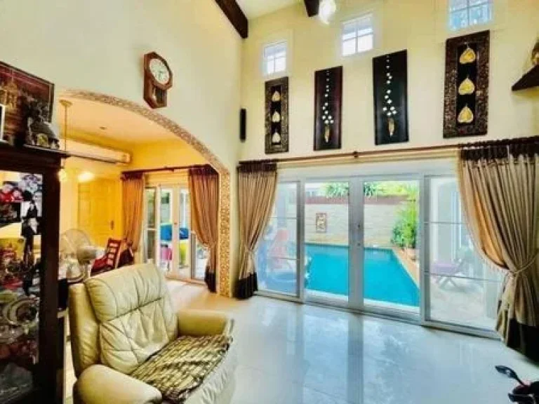 บ้าน pool villa พร้อมเข้าอยู่ ชัยพฤกษ์ พัทยา 80 ตรว 85 ล้านบาท