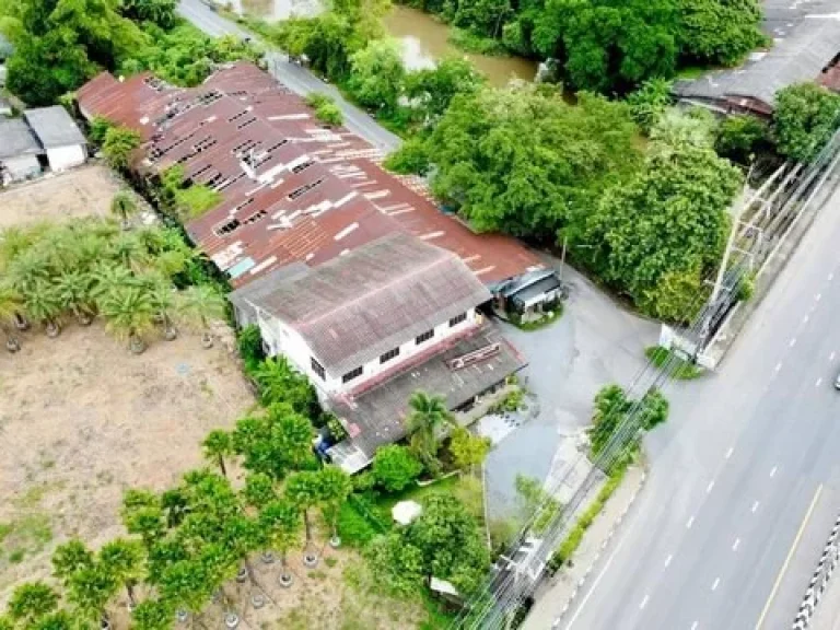 ที่ดินพร้อมสิ่งปลูกสร้างร้านอาหารและร้านกาแฟ เนื้อที่ 2 ไร่ คลอง9 ติดถนนรังสิต-นครนายก