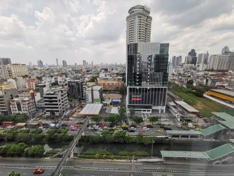 For rent KnightsBridge Prime Sathorn 1 plus 1 Bed on 19th floor size 31 sqm fully furnished