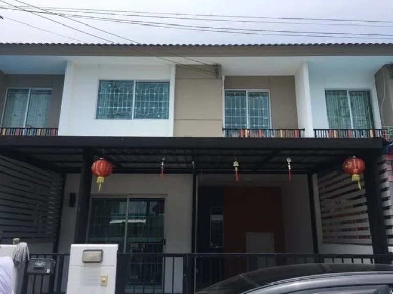 FOR RENT ให้เช่าทาวน์เฮ้าส์ พฤกษา แพรกษา สุขุมวิท- แพรกษา แอร์1เครื่อง