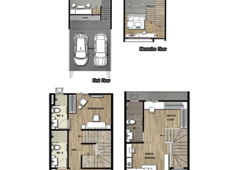 ให้เช่าทาวน์โฮม 3 ชั้นอาร์เดน พัฒนาการ 20 เขตสวนหลวง