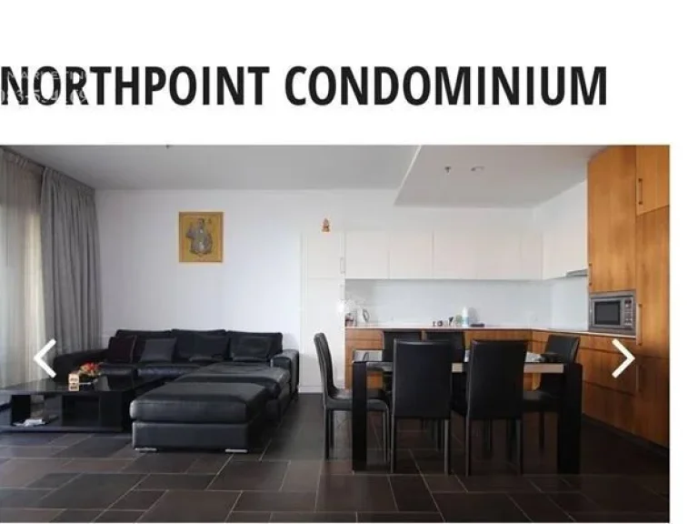 ขาย นอร์ทพอยท์ ในพัทยา ชลบุรี คอนโด For sell Northpoint 1 bed 80 Sqm nice view Price 79 M FQ S03-1030