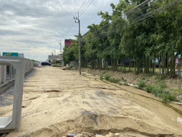 ที่ดินปากเกร็ด บางพลับ นนทบุรี เดินทางสะดวก ติดถนนใหญ่