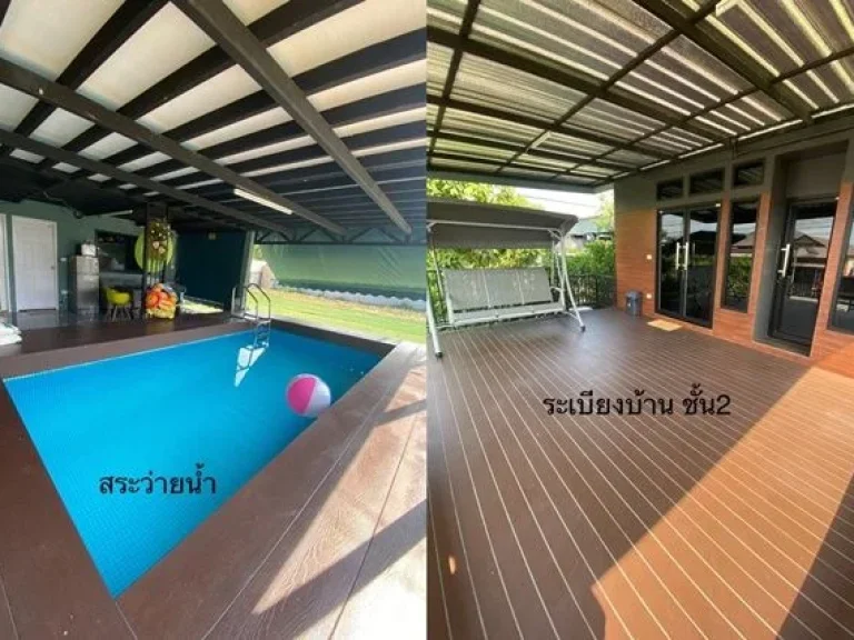 ลาดกระบัง 3นอน 4จอดรถ 102 ตรว หลวงแพ่ง ให้เช่าบ้าน Pool Villa 2 ชั้น ตลาดเทิดไท