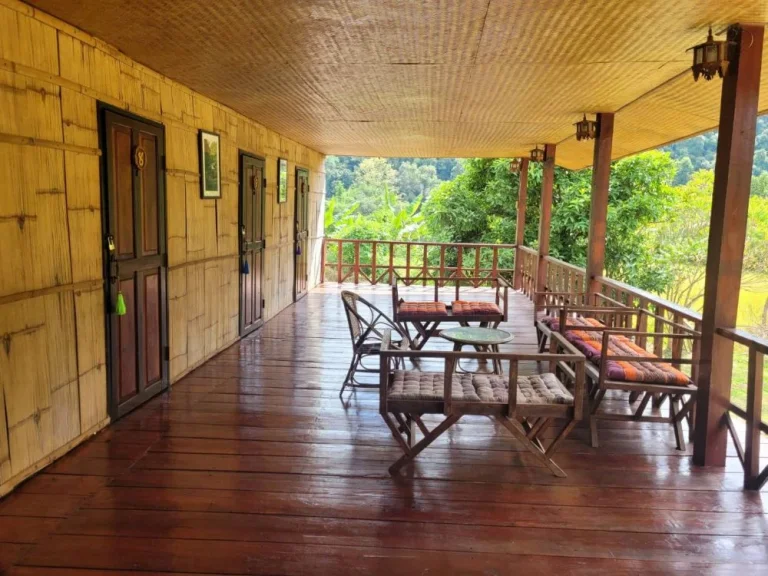 บ้านไม้บนที่ดินให้เช่าสุดยอดวิวทิวทัศน์ขุนเขาบนดอยสูง Lease Home stay deep forest Chiang Mai