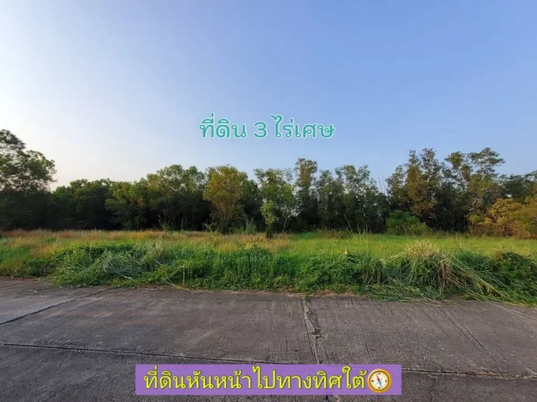 ขายต่ำกว่าราคาตลาด ที่ดินคลองสิบ 3 ไร่เศษ ติดถนนคอนกรีตสาธารณะไฟฟ้าประปา อหนองเสือ