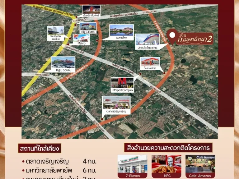 บ้านกาญจน์กนก 2 เฟส 3 บ้านเดี่ยว 2 ชั้น ฟรีแอร์ทุกห้องนอน