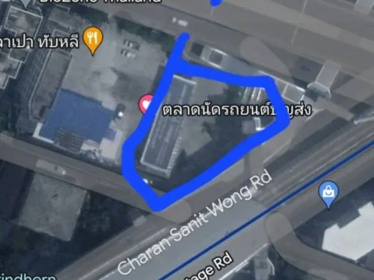 ให้เช่าที่ดินเปล่ากลางใจเมือง บางพลัด ใกล้ MRT สิรินธร มีอาคารเดิมของ lpn อยู่ ไม่ต้องก่อสร้างอาคารใหม่