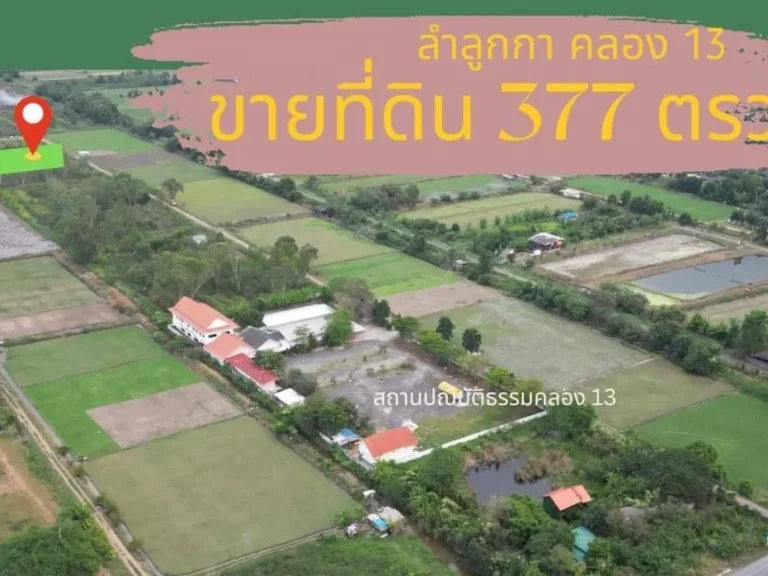 ขายด่วนที่ดินสวยใกล้กรุงเทพ อลำลูกกา คลอง 13 ลำลูกกา จปทุมธานี