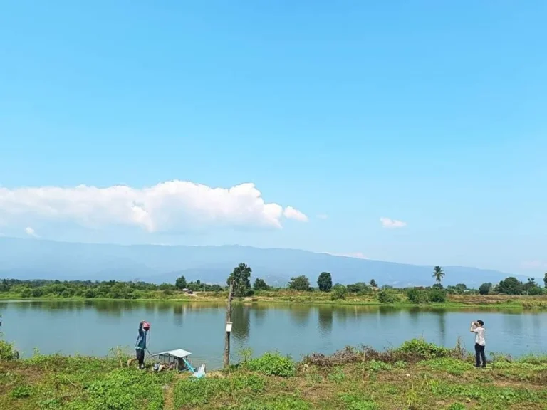 ขายที่ดินจอมทองติดแม่น้ำปิงเขื่อนแม่สอยวิวดอยโฉนดพร้อมโอนราคาถูก