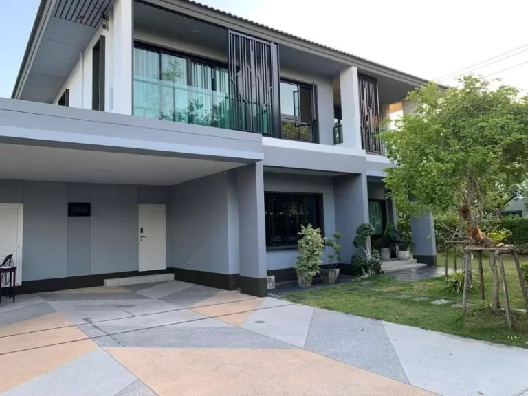 ขายบ้านเดี่ยวสไตล์รีสอร์ท บุราสิริ วงแหวน-อ่อนนุช บ้านสวยพื้นที่กว้าง