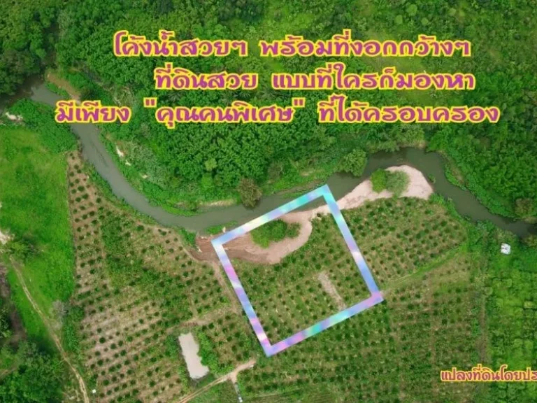 ที่ริมน้ำเหลือแปลงสุดท้าย ที่ดินริมน้ำห้วยแม่ประจันท์ หนองหญ้าปล้อง เพชรบุรี