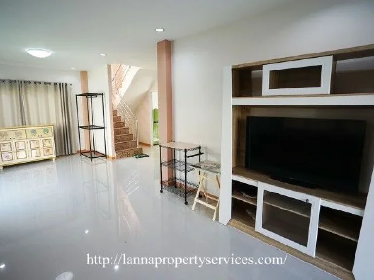 ให้เช่าบ้านในโครงการจัดสรรหางดง House with bathtub near new Lanna international school hangdong