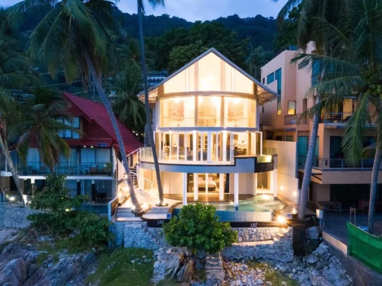 บ้านริมชายหาด ราคา98ล้านบาท ขนาดพื้นที่ใช้สอย460ตรม 3นอน 5น้ำ ภูเก็ต